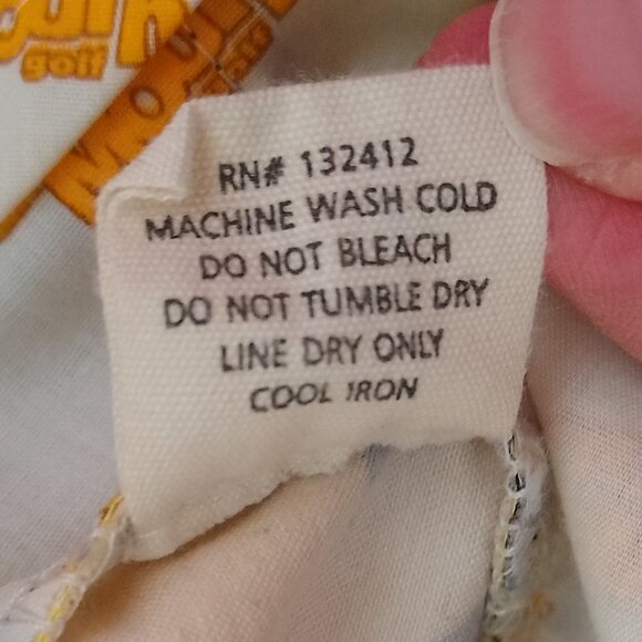 Loudmouth Mens Golf Shorts, 44 x 11, Yellow & Black Houndstooth Print - Picture 13 of 13